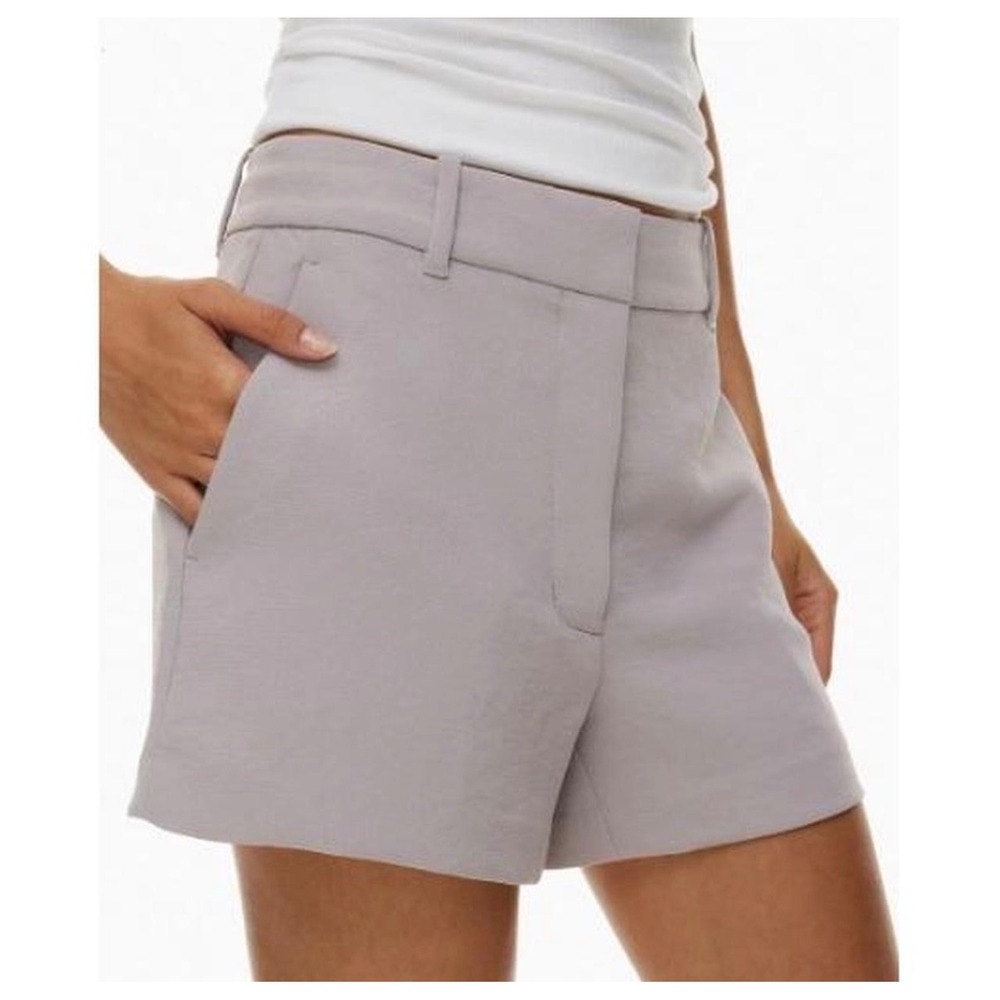 Aritzia Wilfred Anthem Shorts 3" Inseam Light Gray Old Money Preppy Boho 00